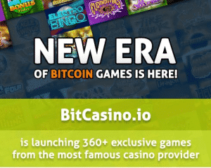 New bitcoin casino games