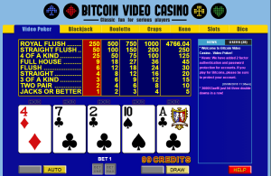 bitcoin video casino screenshot